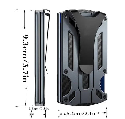 OnyxVault - Resistant carbon fiber wallet-Elly Rose