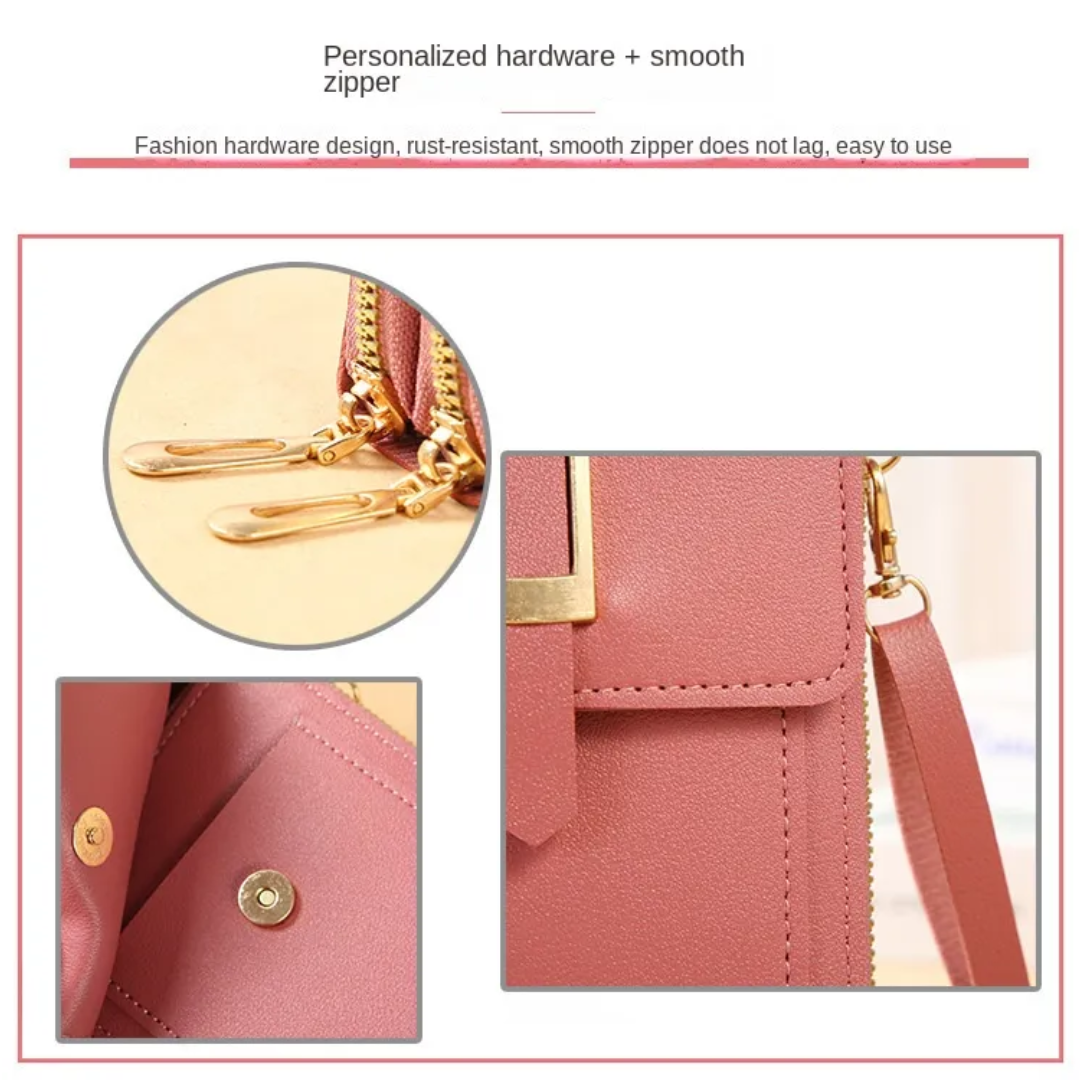 Sonia Leather Phone Wallet | Sleek & Fashionable-Elly Rose